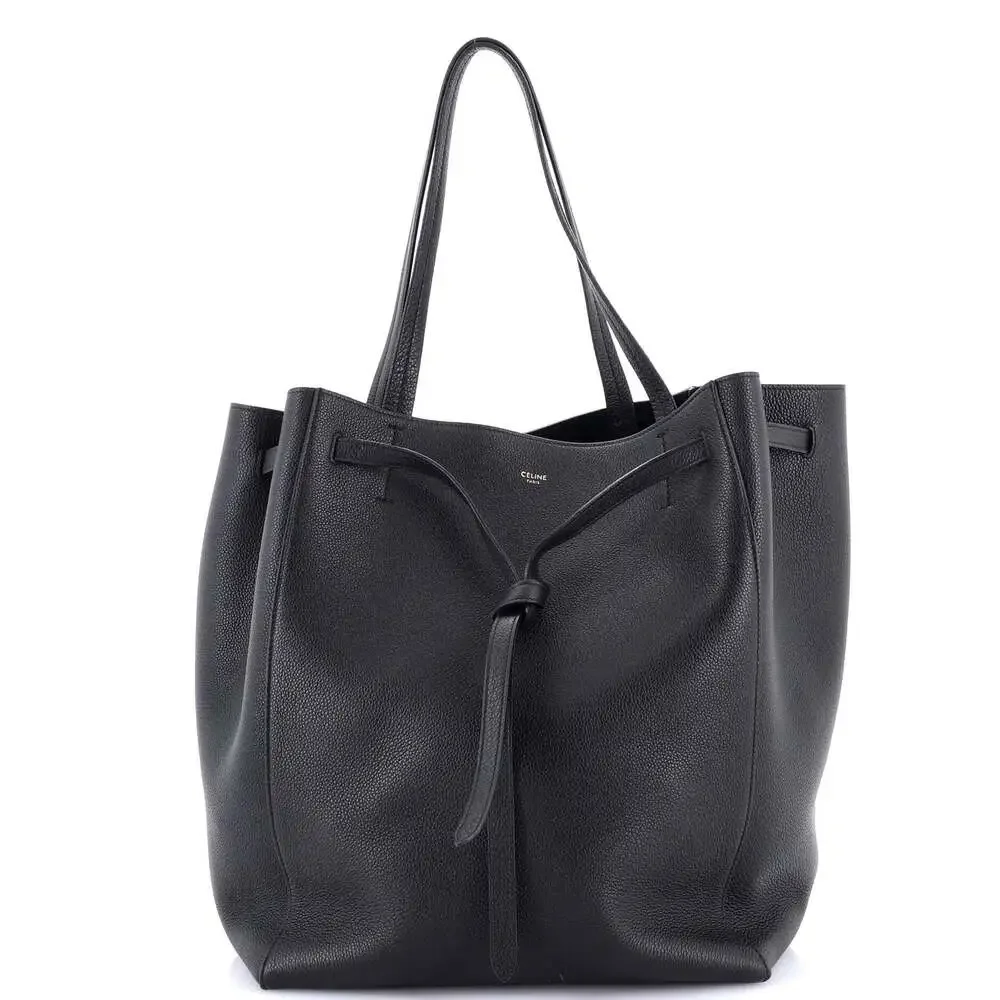 Celine Phantom Tie Cabas Tote Leather #166528C13B - Picture 2 of 7